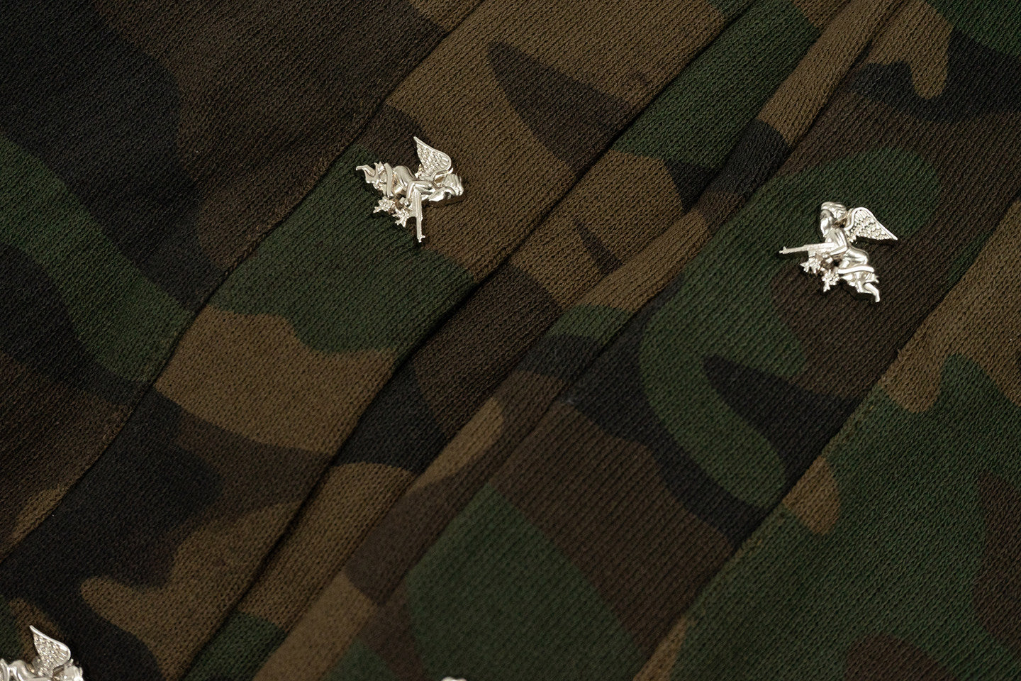 GRAF&WU AK47 Angel Metal Detachable Side Button Pants