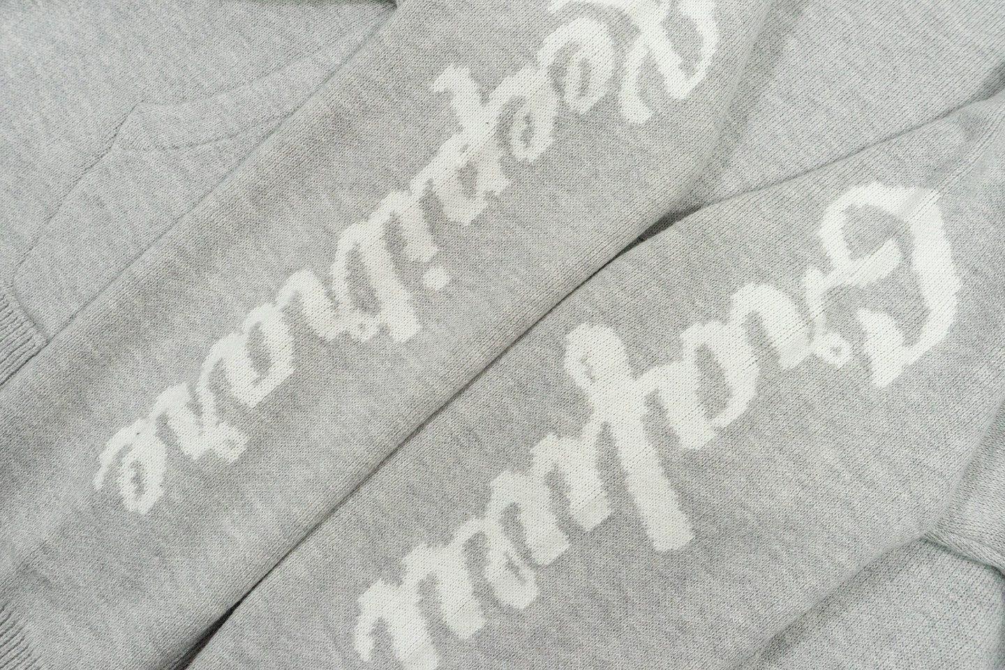 GRAF&WU Simple Retro Loose Knitted Sweater Hoodie