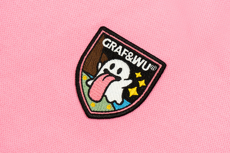 GRAFWU Creative Funny Cute Ghost Button T-Shirts