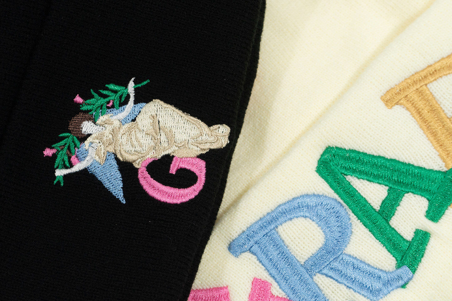 GRAF&WU Lucky Goddess Embroidered Street Hip Hop Wool Beanies