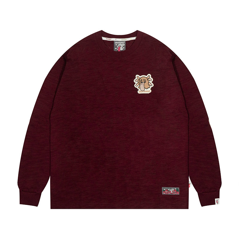 GRAF&WU Halloween Godzilla Unicorn Cute Ghost Long-sleeve Shirt