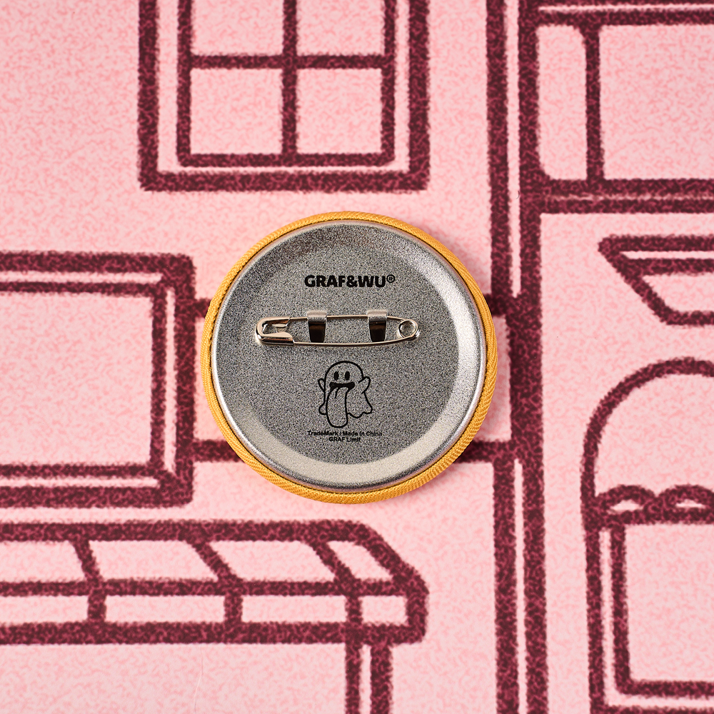 GRAF&WU Original Cute Ghost Badge Blind Box