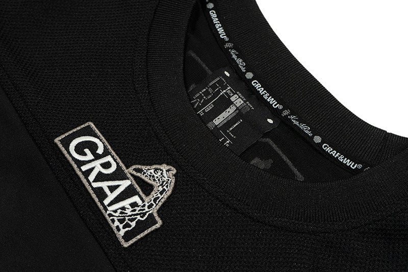 GRAF&WU Old School 88 Blokecore Streetwear Jersey Short-Sleeve T-Shirt