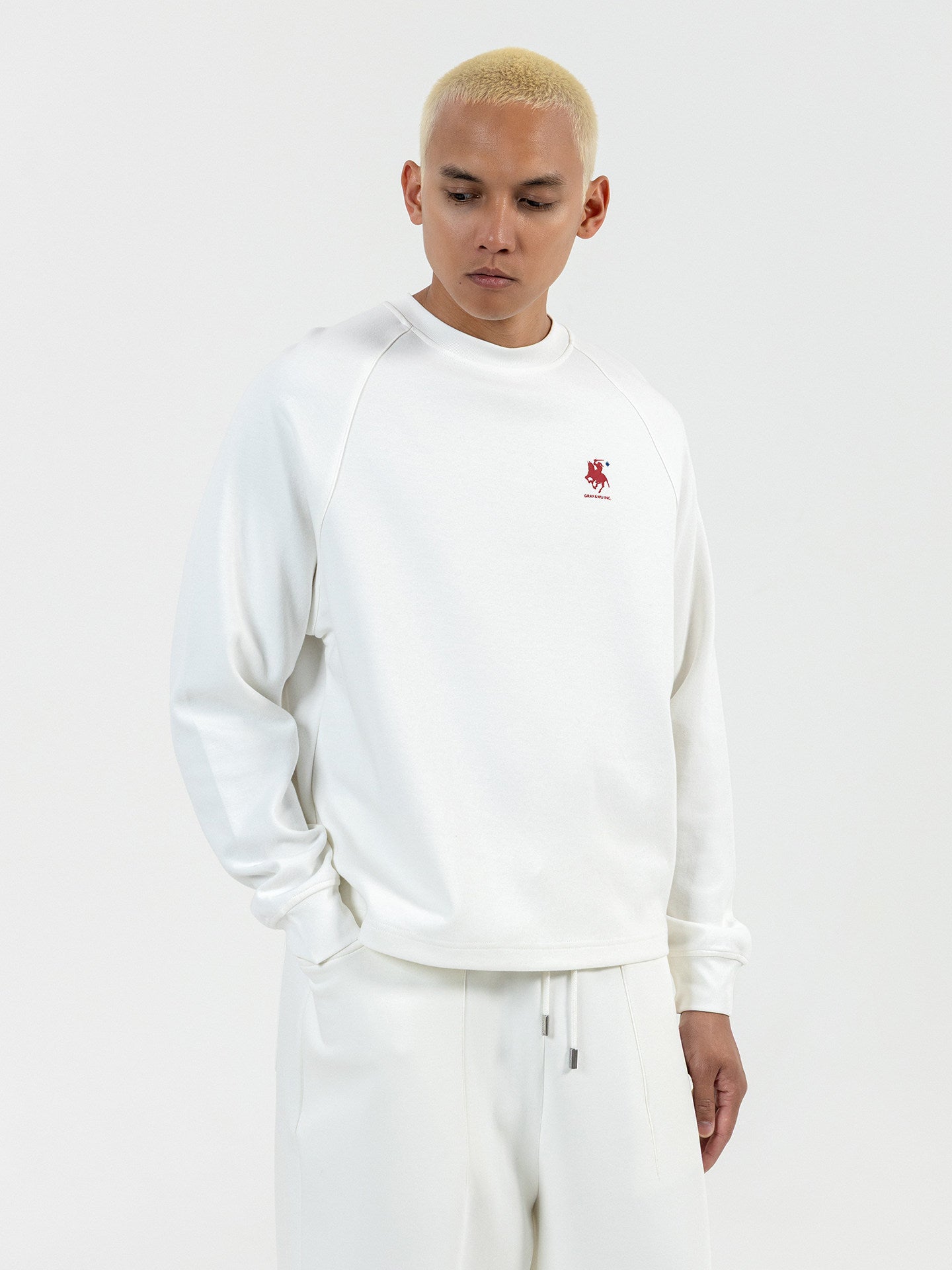 GRAF&WU Knight War Horse Star Long-sleeved Air Layer Cotton Hoodie