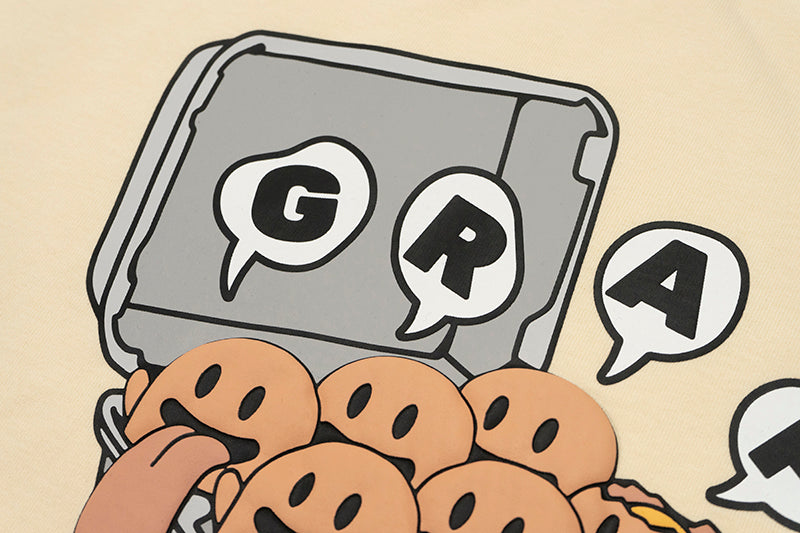 GRAFWU Interesting Egg Cute Ghost T-Shirts