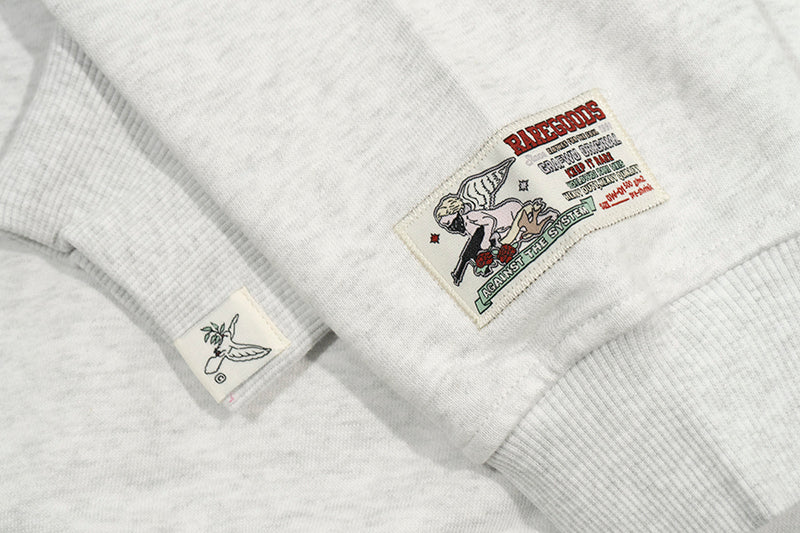 GRAF&WU Drunk Giraffe Funny Fleece Hoodie