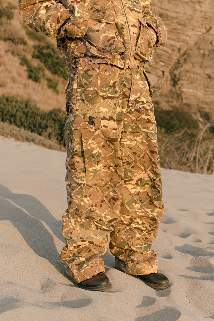 GRAF&WU Retro M65 Camouflage Leopard Cargo