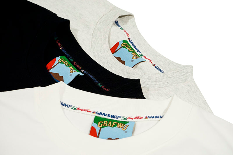 GRAF&WU Classic Old House Giraffe Shop Pattern Long-Sleeve Shirt