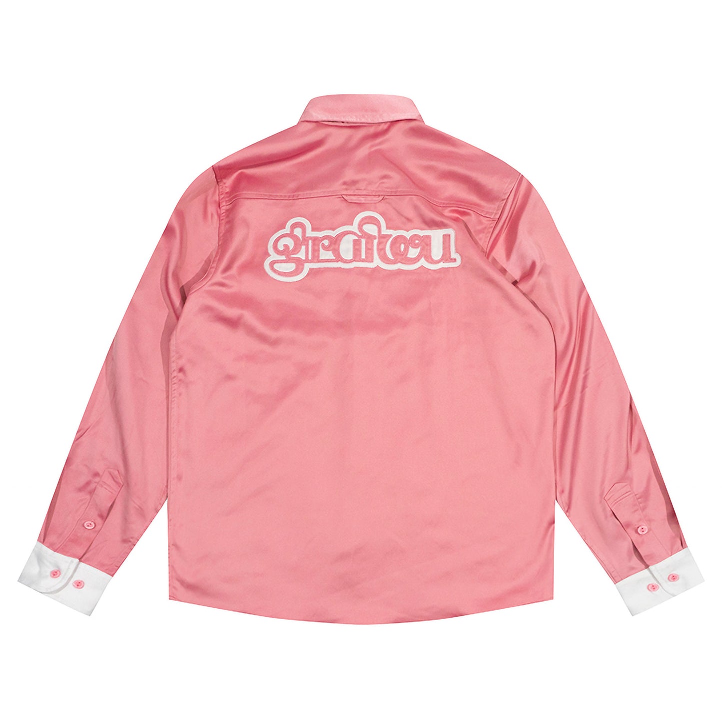GRAF&WU Boxing Acetate Fabric Streetwear Long-Sleeved Shirt