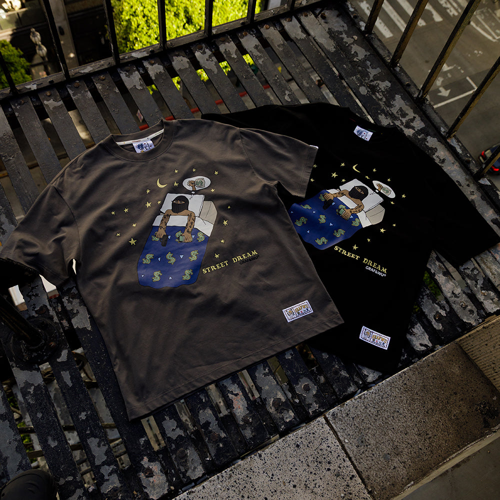 GRAFWU Street Dream and Get Rich Dream T-Shirts