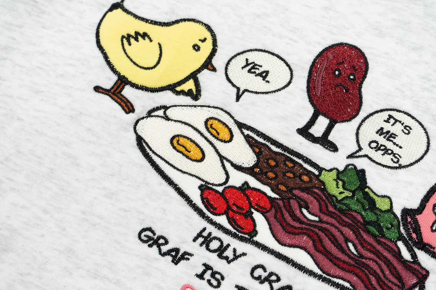 GRAF&WU Big Breakfast Pig Chick Funny Hoodies