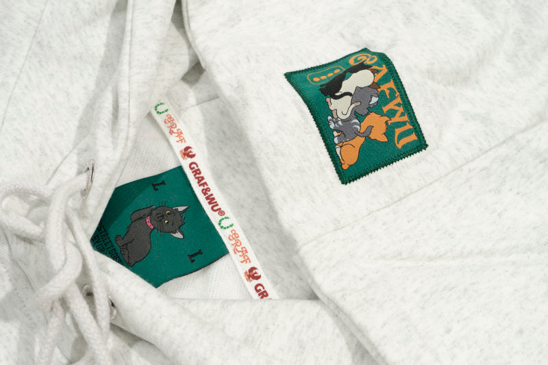 GRAF&WU StreetGossip 4 Series Devil Cat Tiger Fashion Hoodies