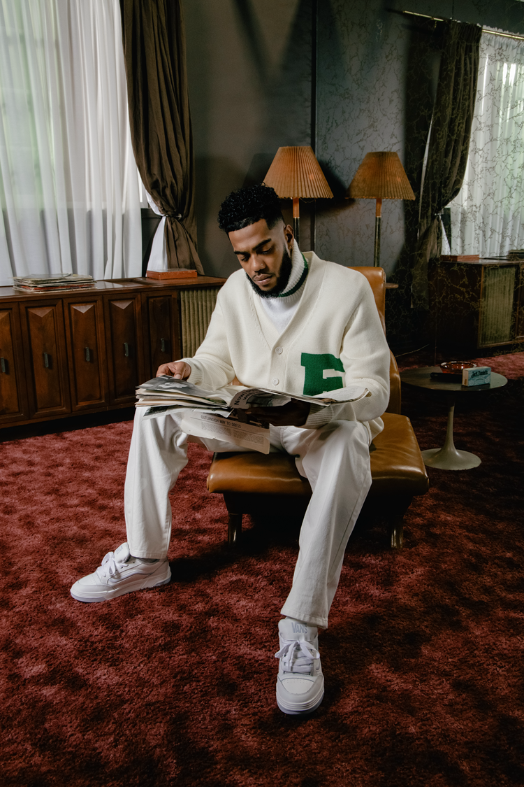 GRAF&WU Winter Vibe Wool Letter man Sweater Knitwear