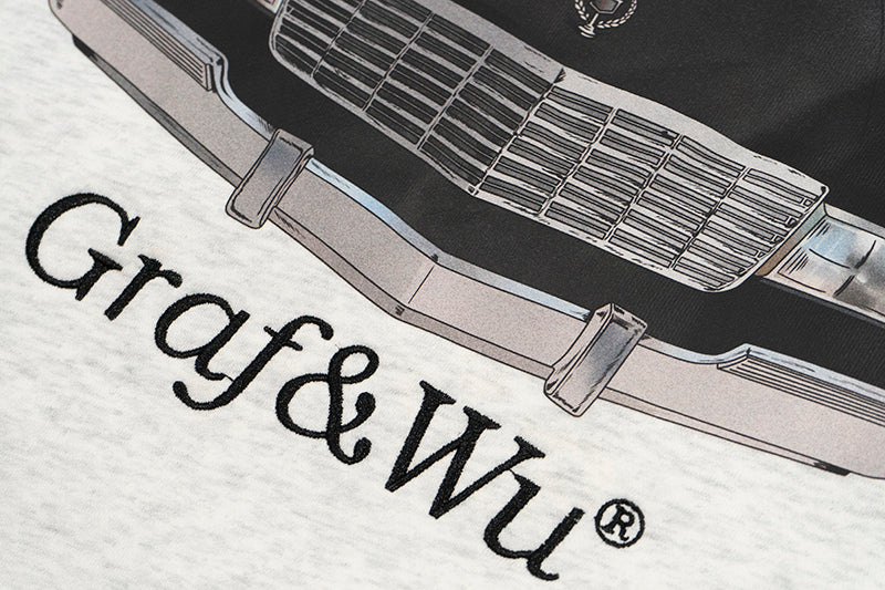 GRAF&WU Giraffe Classic Convertible Fleece Crew Neck Sweatshirt