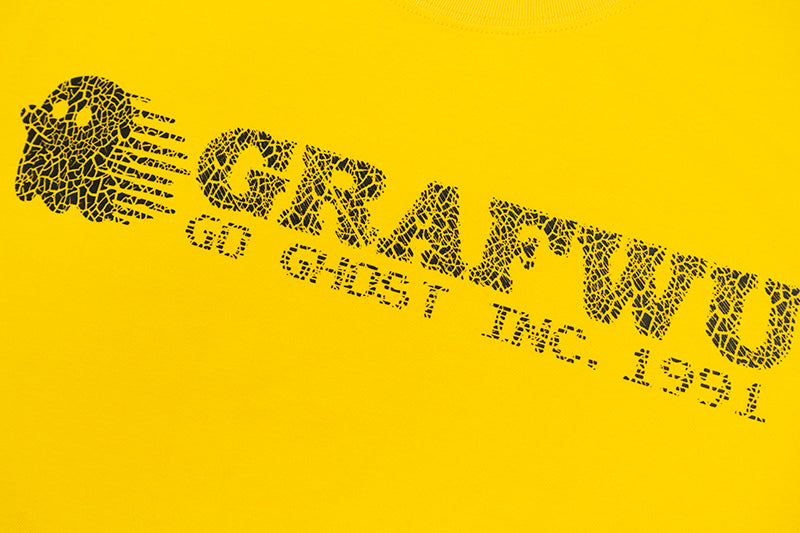 GRAFWU Cracked Distressed Pattern T-Shirts