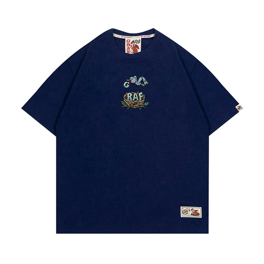 GRAFWU Little Blue Bird Holding G T-Shirts