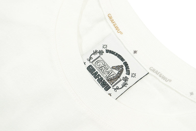 GRAF&WU Jungle Monstera giraffe Fshion Design T-shirt
