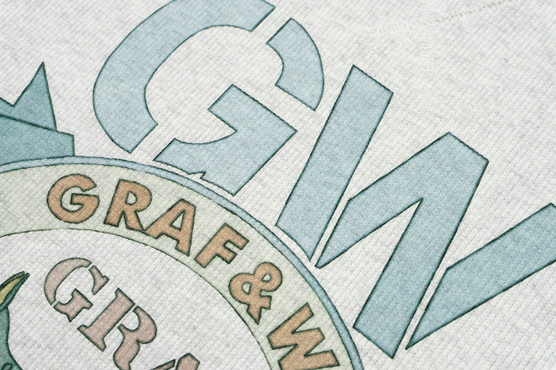 GRAF&WU AK47 Angel Barn Style Printed Cotton Long-Sleeve T-Shirt