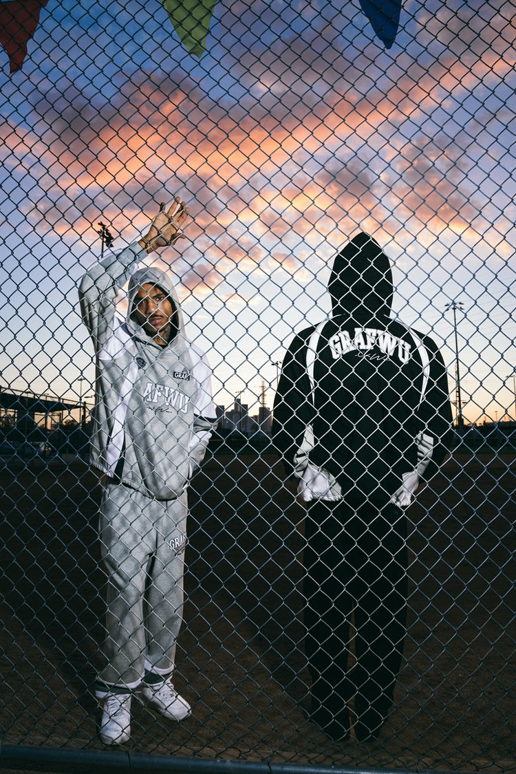 GRAF&WU Bloke Core Soccer-style Fashion Zip-up Hoodie