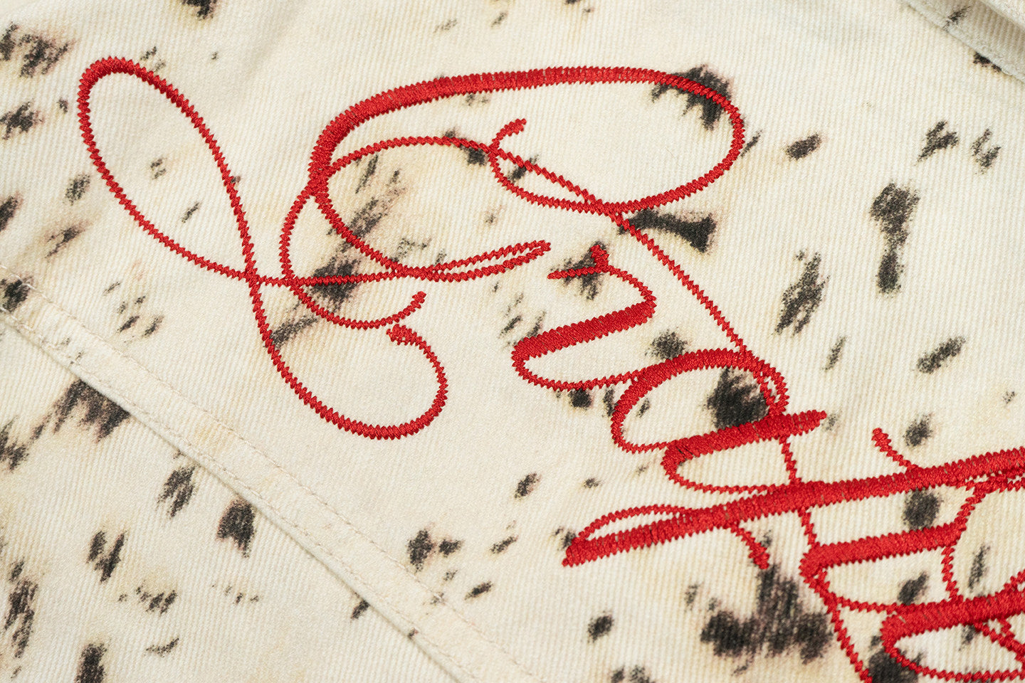 GRAF&WU Snow Leopard Print Lobster Button Short Jacket