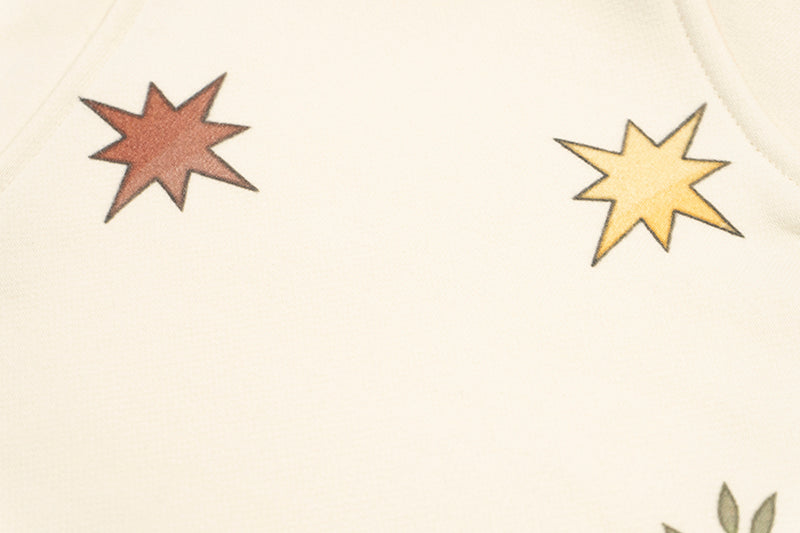 GRAF&WU Peace Dove Giraffe Flower Brass Button Fleece Hoodie