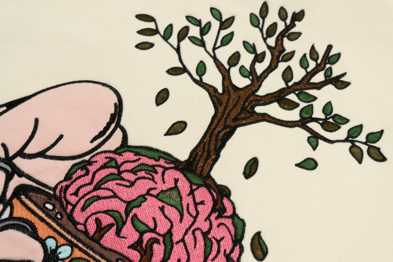 GRAF&WU Brain Potted Plant Hoodie Harvests Creative Fruits Sweatshirt