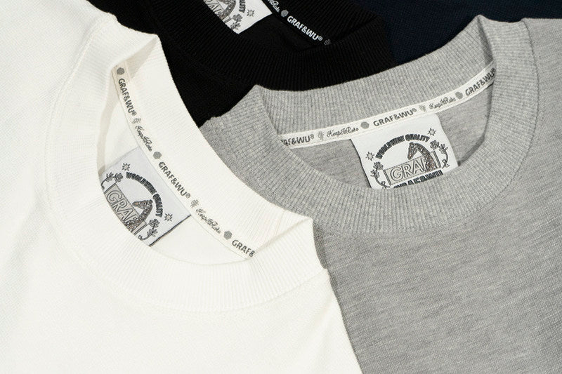GRAF&WU Clean Fit Basic Cotton Long-sleeved T-shirt