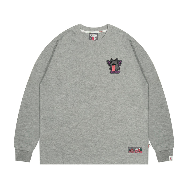 GRAF&WU Halloween Godzilla Unicorn Cute Ghost Long-sleeve Shirt