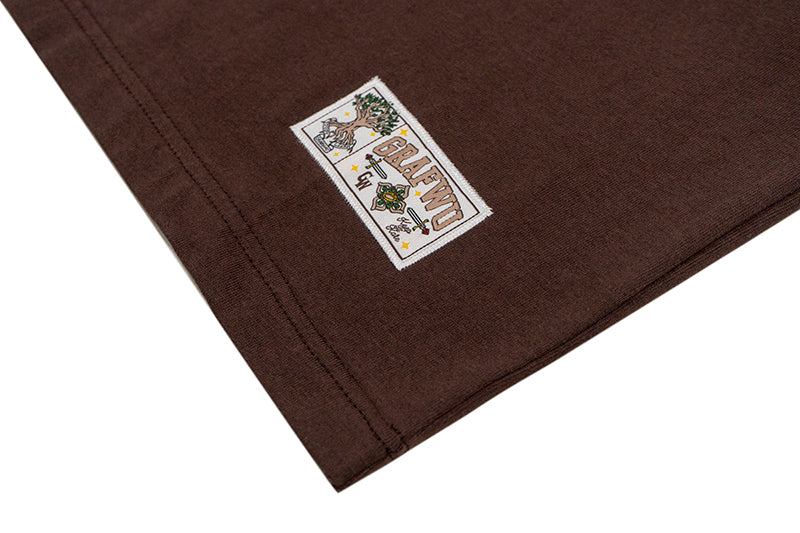 GRAF&WU Fold Paper Giraffe Printed Cotton T-shirt