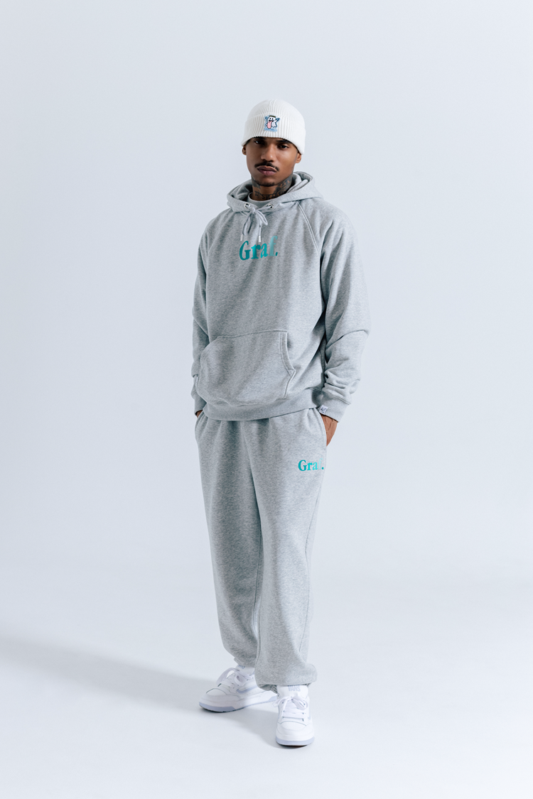 GRAF&WU Gradient Graf Fleece Oversized Streetwear Hoodie