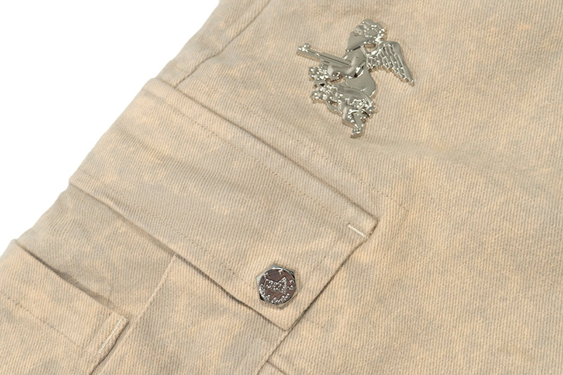 GRAF&WU Metal AK47 Angel Giraffe Cargo Pants
