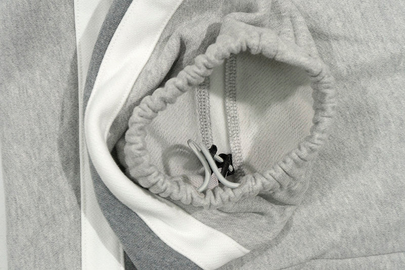 GRAF&WU Fashion Letter Embroidered Fleece Sweatpants