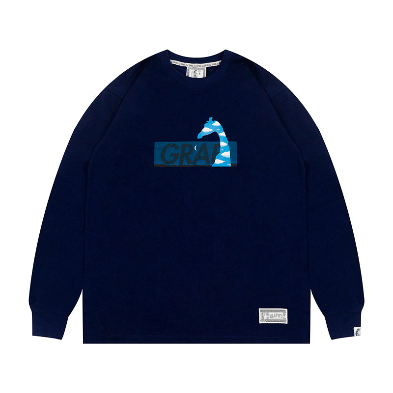 GRAF&WU Tribute Artist Magritte Sky 100% Cotton Long-sleeved Shirt