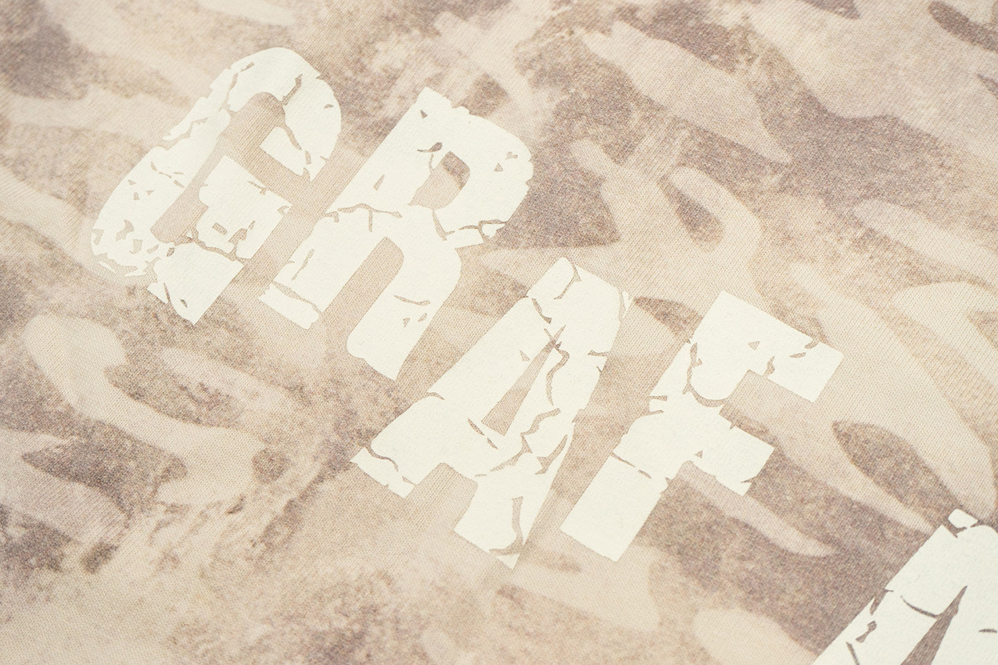 GRAF&WU Vintage Finish Camouflage Thin Long-sleeve Shirt