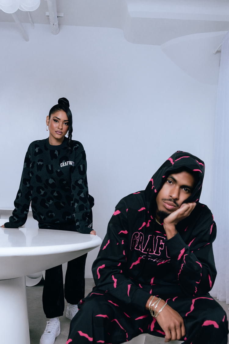 GRAF&WU Hidden Attack Multi-color Camouflage Oversize Hoodie