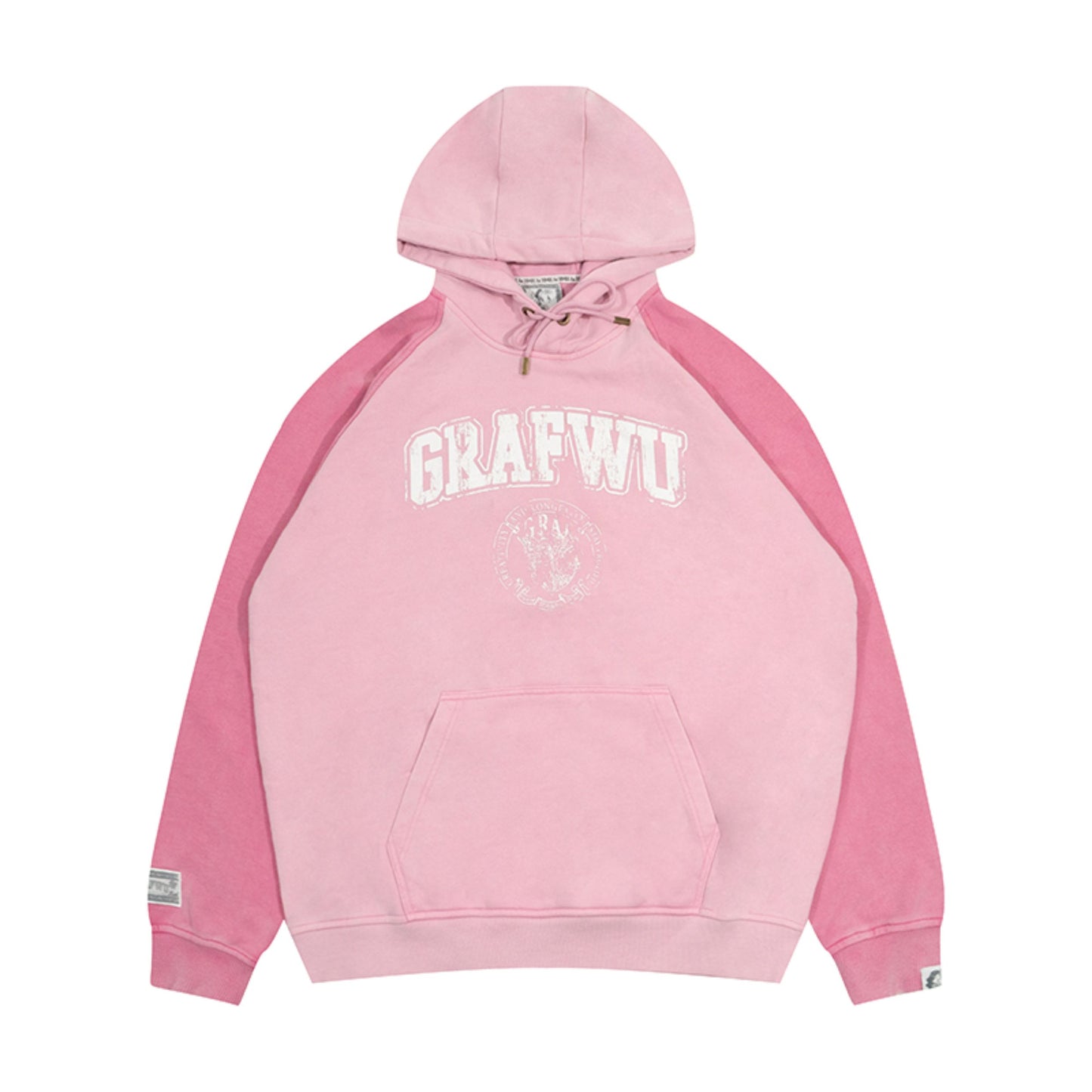 GRAF&WU Break to Build Cracked Letter Goddess Academy Oversized Hoodie