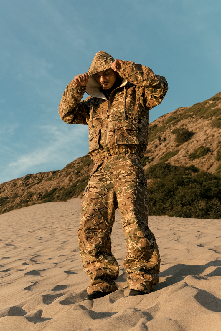 GRAF&WU Retro M65 Camouflage Leopard Cargo