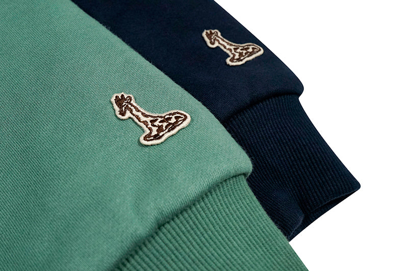 GRAF&WU Paisley Velvet Reversible Thick Pullover Hoodie