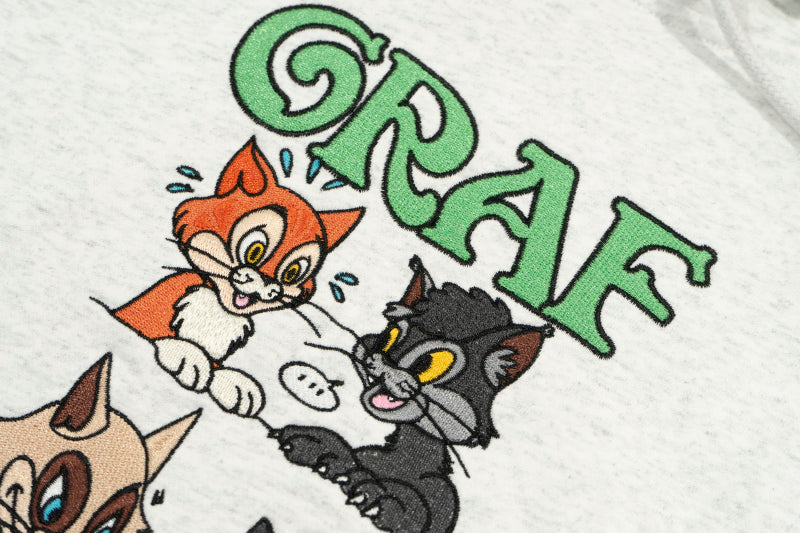 GRAF&WU StreetGossip 4 Series Devil Cat Tiger Fashion Hoodies