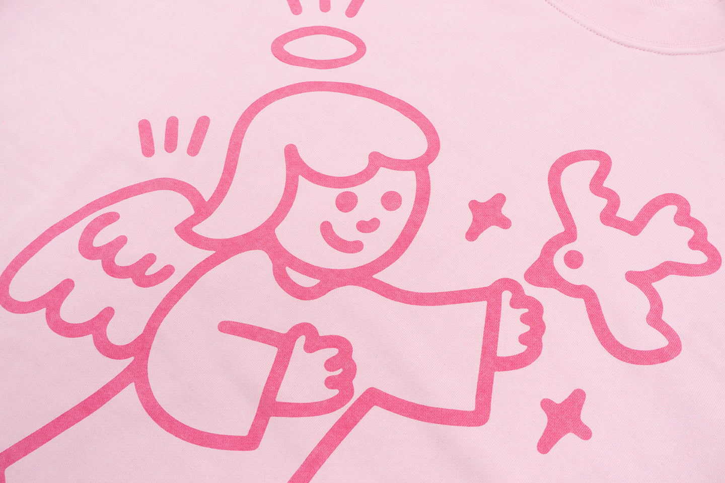 GRAF&WU Angel Devil Graphic Cotton Long-Sleeve Shirt