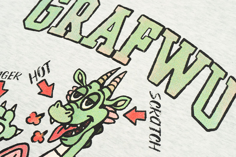 GRAF&WU Touch A Green Dragon Guide Fun T-Shirts