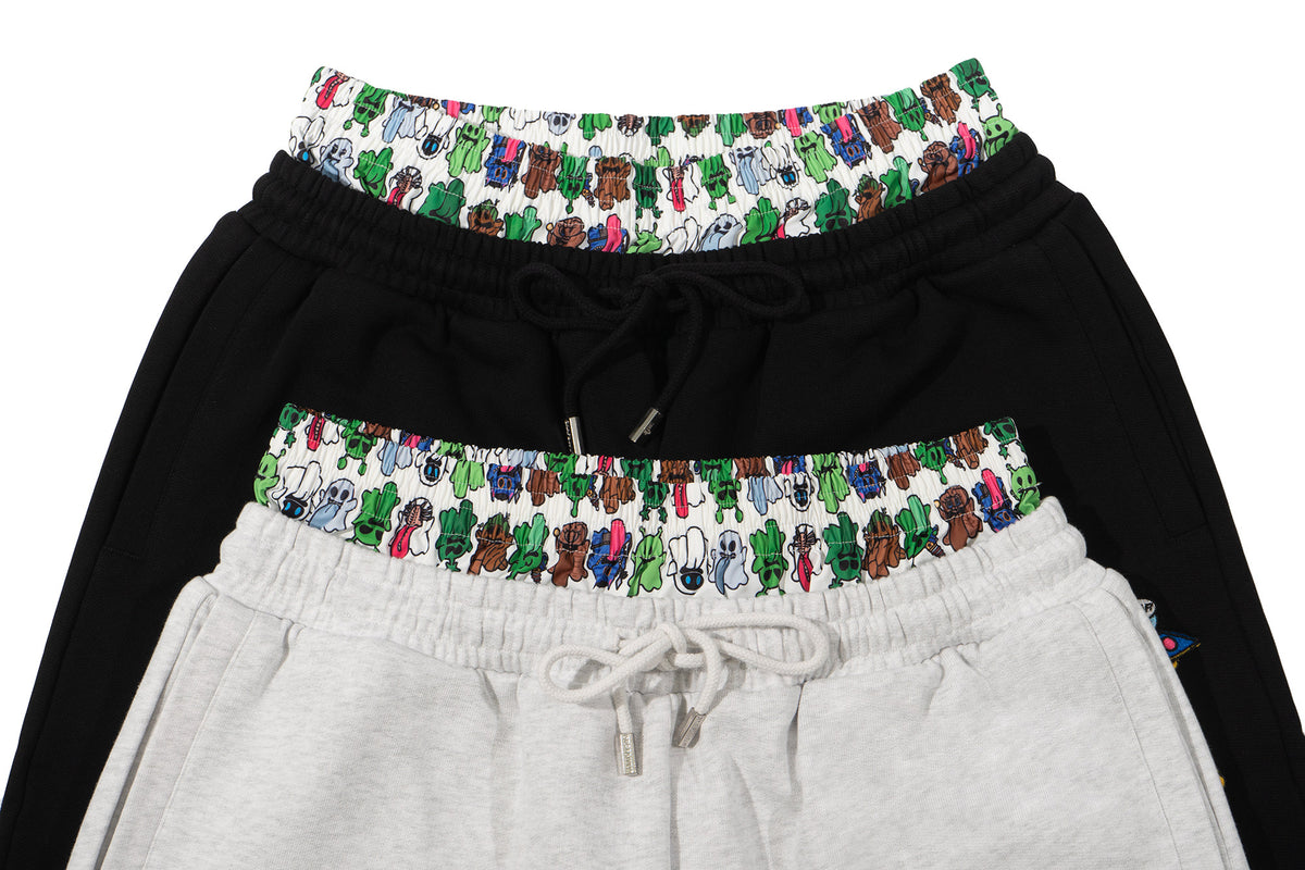 GRAF&WU Alien Booghost Double-Waistband Sweatpants