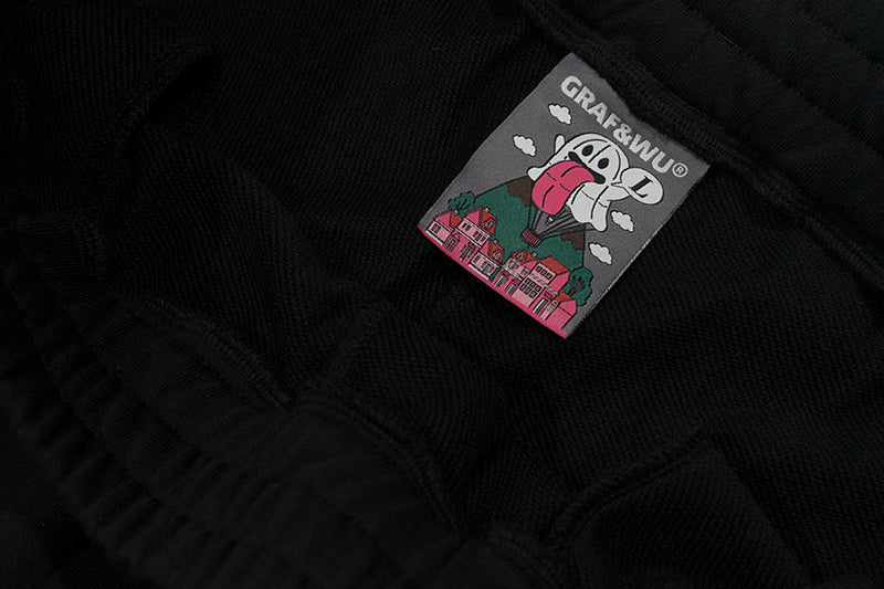 GRAF&WU Shorts Sweet Anatomy Pattern Design Men'S Shorts Cute Ghost Magic Stickers Anatomy Ghost Pants Casual Athletic Shorts