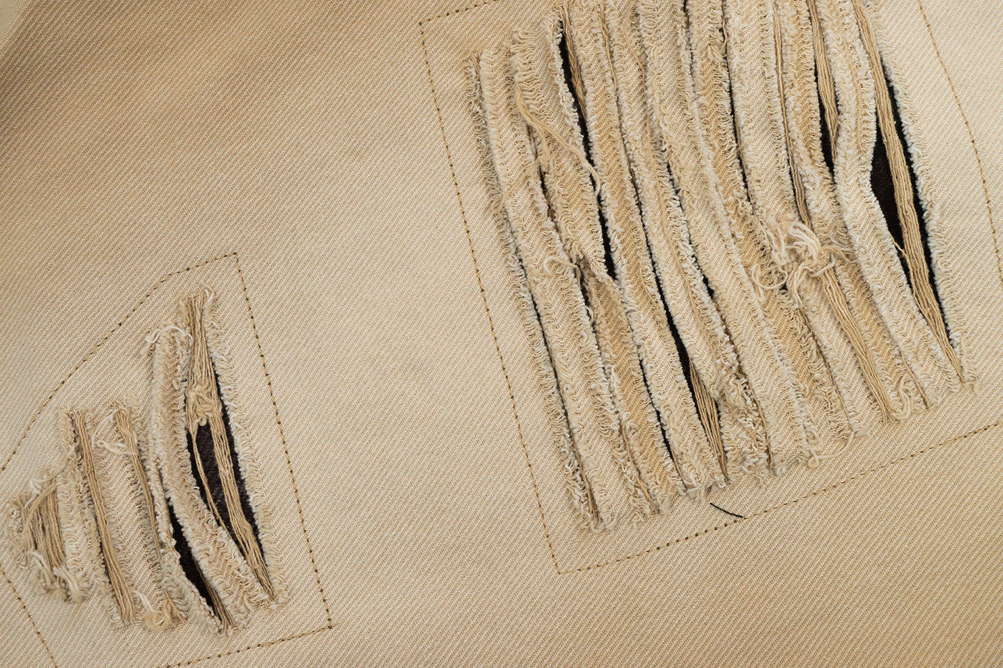 GRAF&WU Streetwear Double Waist Jeans Distressed Ripped Baggy Pants - Viral Y2K Denim