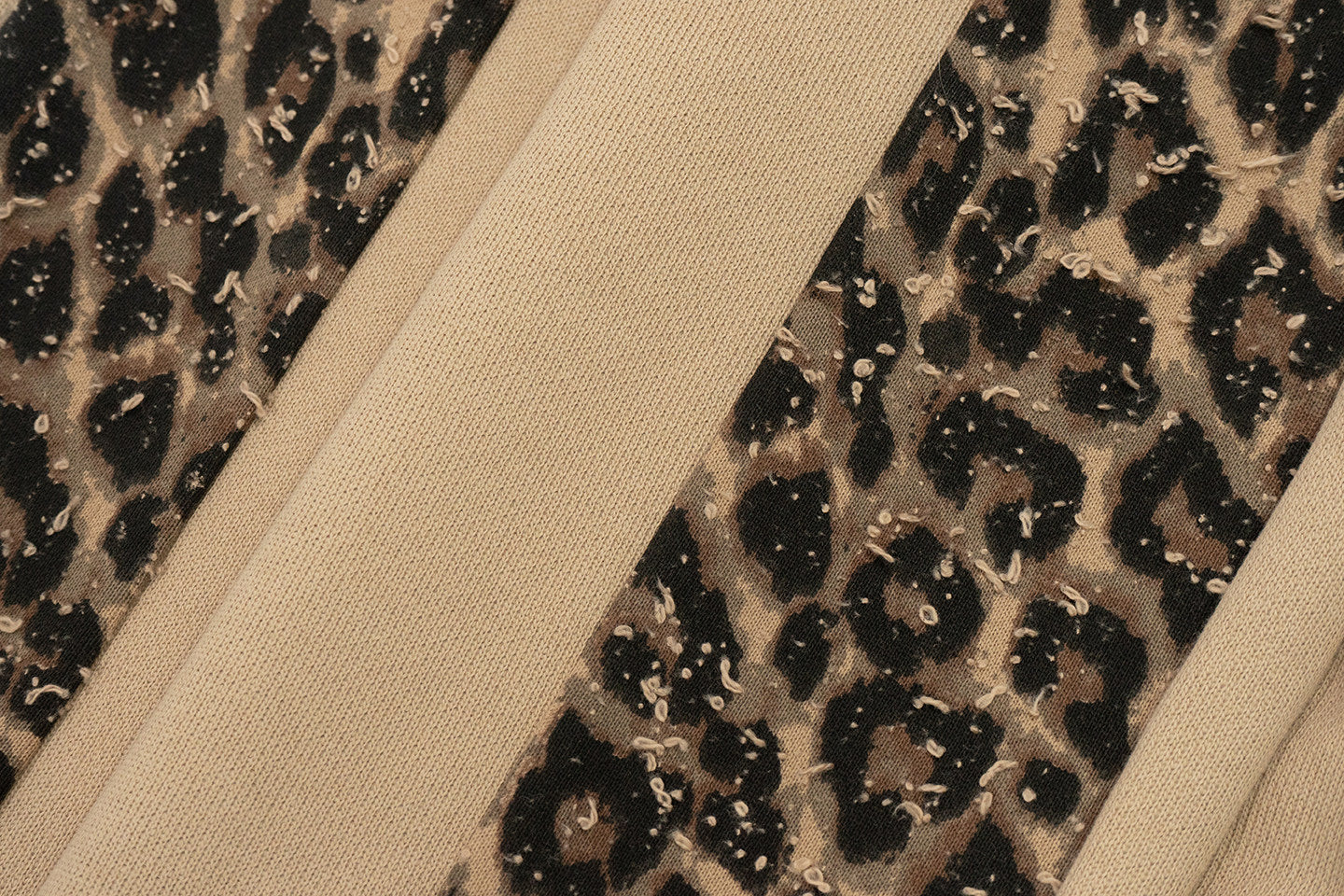 GRAF&WU Vintage Letter Leopard Print AK Angel Fashion Trousers
