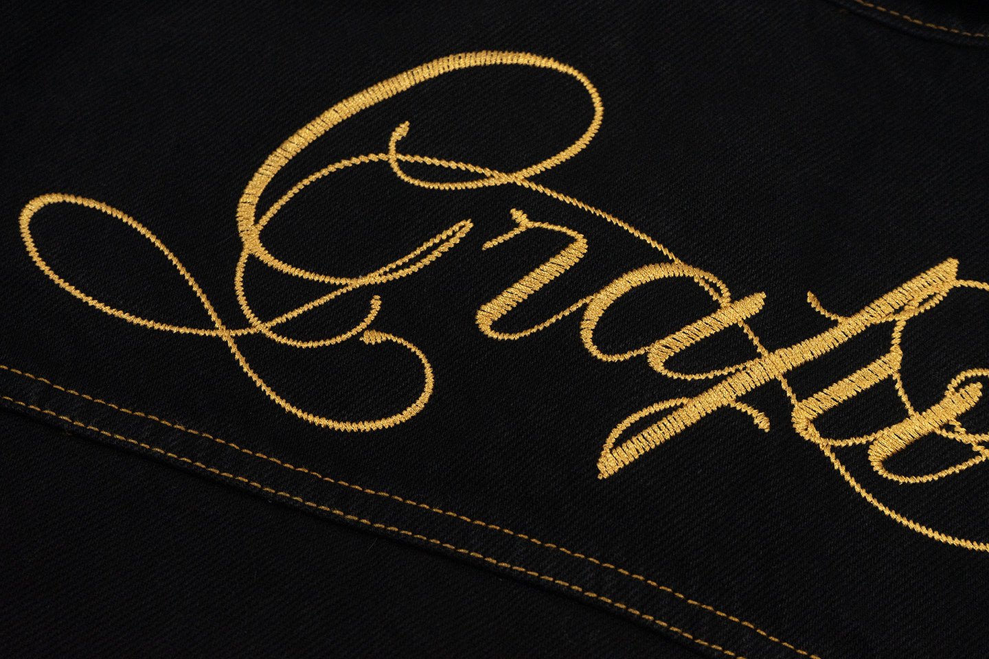 GRAF&WU Letter Embroidery Fashion Lobster Button Design Casual Jacket