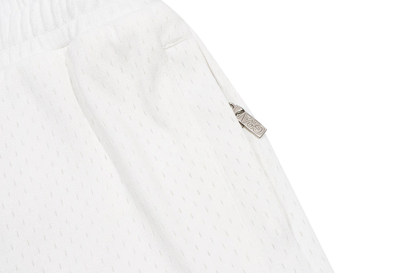 GRAFWU OG Cute Ghost Loose Mesh Sports Shorts