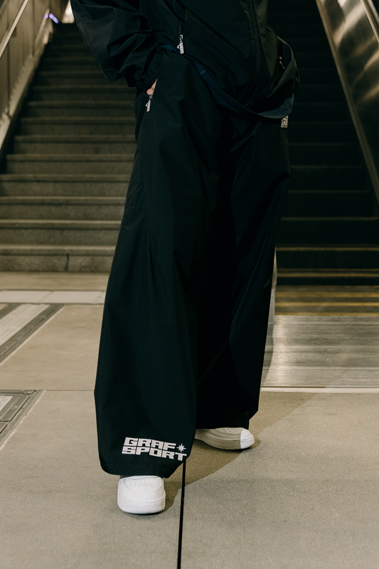 GRAF&WU SPORT Reflective Printed Windproof Outdoor Lightweight Pants