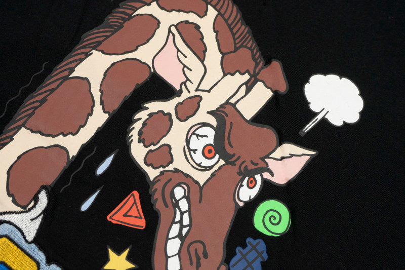 GRAF&WU Work Stress Giraffe Graphic Tee