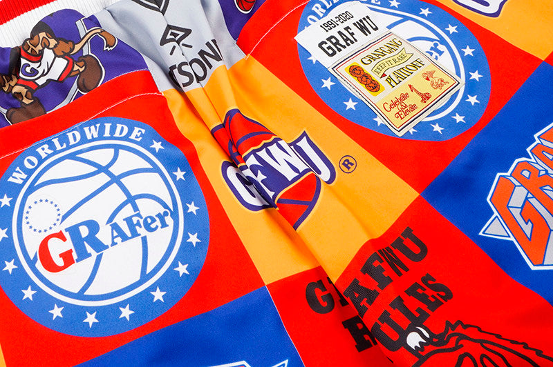 GRAF&WU Basketball Club Team Sports Loose Basketball Shorts